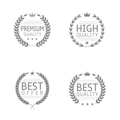 Obraz premium Quality label set
