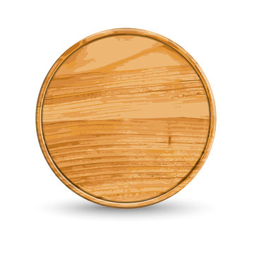 Realistic Wooden Cutting Board,