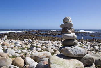 Steinmännchen am Kap der guten Hoffnung