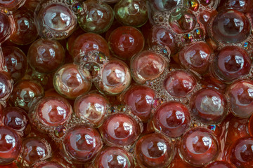 Colored Glass Marble Balls Abstract Background