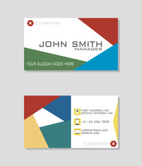 vector business card template