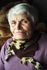 Retrato de mujer anciana