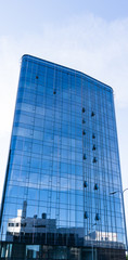 Obraz premium modern glass skyscrapers in the city Tallinn