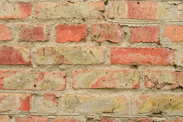Brick texture with scratches and cracks