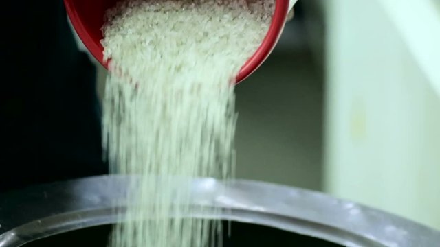 Production of polymer chips. Plastic recycling