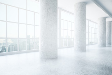 Empty concrete interior