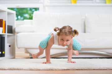 Morning exercises at home