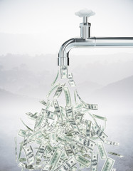 Dollar bill tap