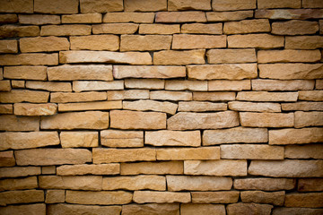 pattern of decorative slate stone wall surface