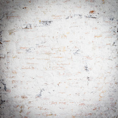 White grunge brick wall background