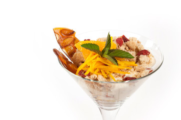 coppa ricotta gojie mandorle