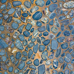 pattern of decorative slate stone wall surface