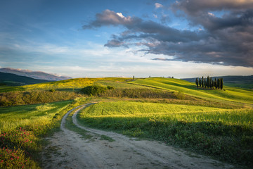 Spring landscape of the most famous places on earth.