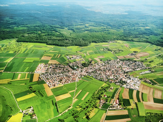 Village aerial view