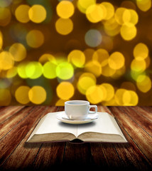 Drink hot coffee and read at night