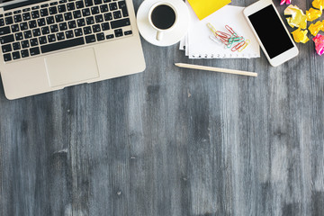 Naklejka premium Office desktop