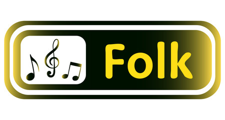 Long icon yellow folk