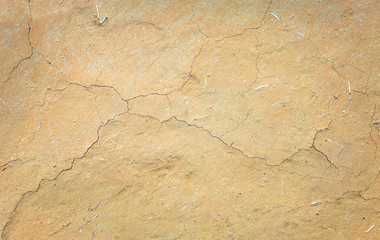 old wall with destroyed plaster