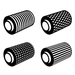 roll of anything foil thread spool vector