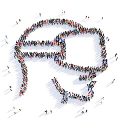 people virtual glasses reality icon