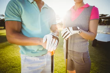 Poster Midsection of golfer couple  © WavebreakMediaMicro
