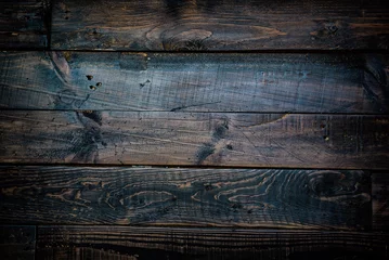Foto op Plexiglas Rustic wooden table background top view.. © RAYBON