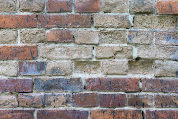 Background of old brick wall pattern texture.