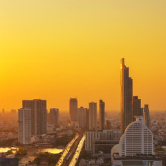 Fototapeta premium Bangkok city view