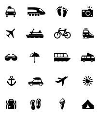 Icons Reise und Verkehr