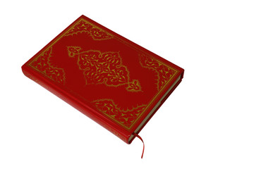 Old Koran isolated, on white - Decuple, Save Path