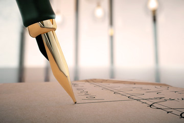 Fountain pen writing formulas
