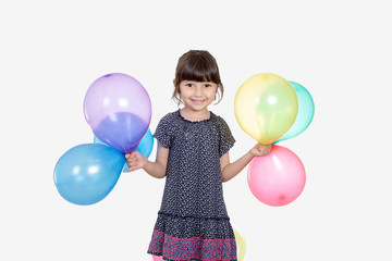 Happy girl celebrating Eid El Fitr