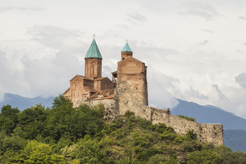 Fototapeta na wymiar Fortress Gremi in Georgia. Kakheti