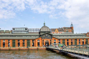 Fototapeta na wymiar Hamburg, Altonaer Fischmarkt 