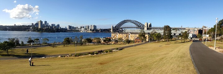 North Sydney from barangaroo reserve, Sydney, Australia