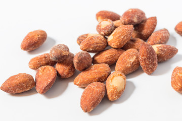 Almond isolated on white background