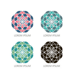 Mandalas or Geometrical vector logos
