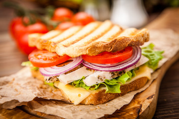 Grilled chicken sandwich