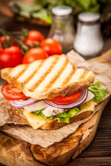 Grilled chicken sandwich
