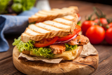 Grilled chicken sandwich