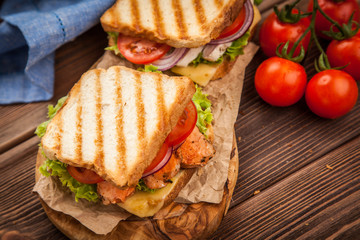 Grilled chicken sandwich