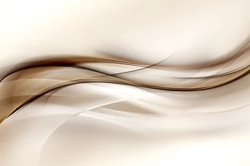 Fototapeten Abstrakter brauner Wellen-Design-Hintergrund © SidorArt