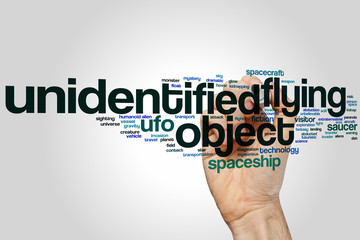 UFO word cloud