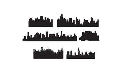 Naklejka premium city lines vector 