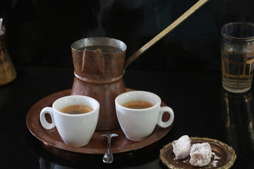 Griechischer Kaffee im Briki