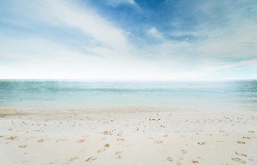 Fototapeta na wymiar Tropical beach and ocean
