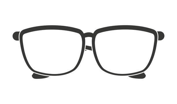 glasses isolated icon design