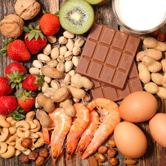 assorted allergy food