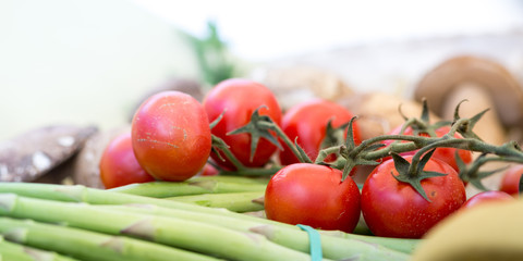 Fresh red tomatoes