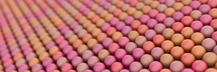 Three dimensional spheres background